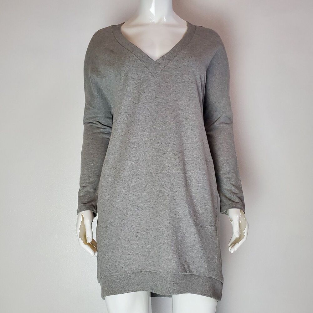Zara Gray Sweatshirt Dress
